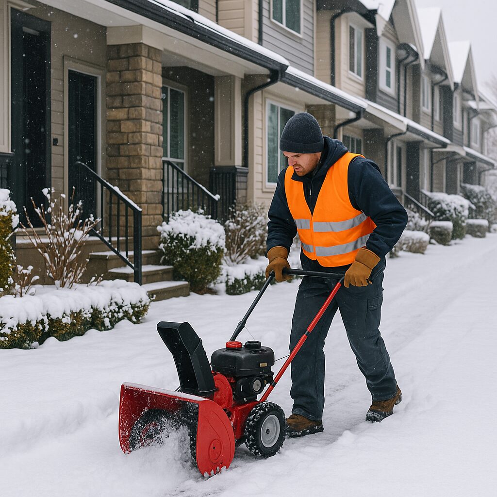 Snow and ice removal services